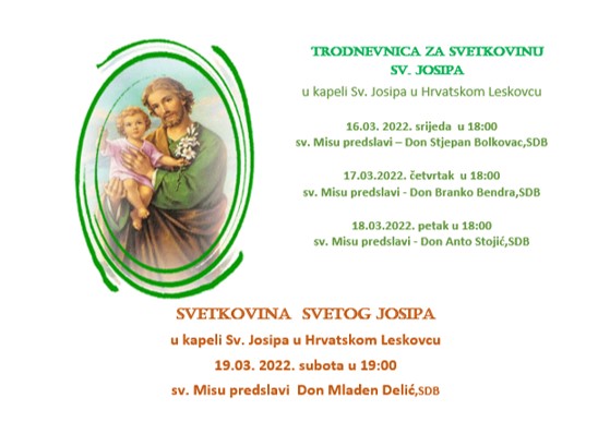 proslava svetkovine sv. Josipa